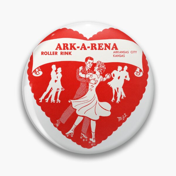 Item preview, Ark-A-Rena Arkansas City Kansas Roller Skating Rink Sticker Decal Label designed and sold by tislord.