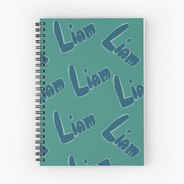Item preview, Liam Bubble Letters Personalized Name Pattern designed and sold by RepeatCandy.