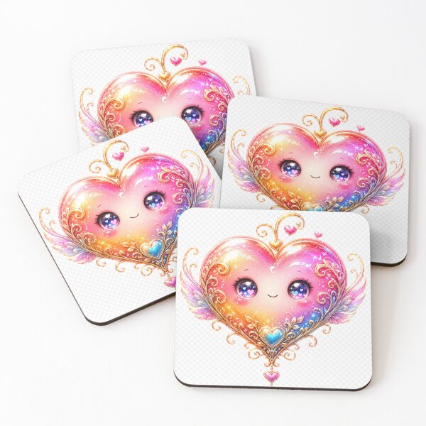 Item preview, Cutest Rainbow Heart Fantasy Aesthetic designed and sold by HiteshArt111.