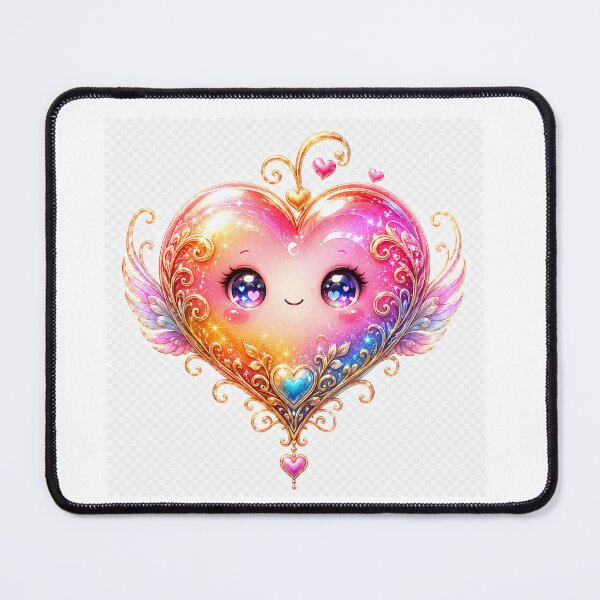 Item preview, Cutest Rainbow Heart Fantasy Aesthetic designed and sold by HiteshArt111.