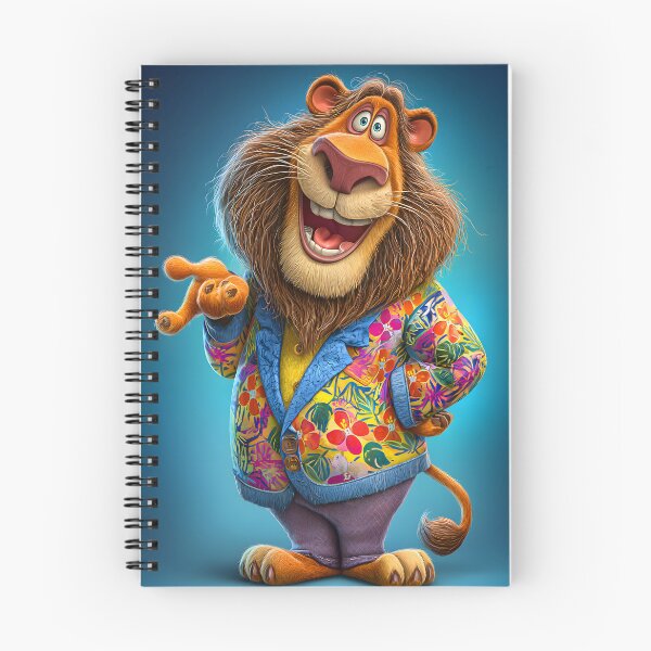 Item preview, Colorful Cartoon Lion Character with Style and Charm designed and sold by Artessie.