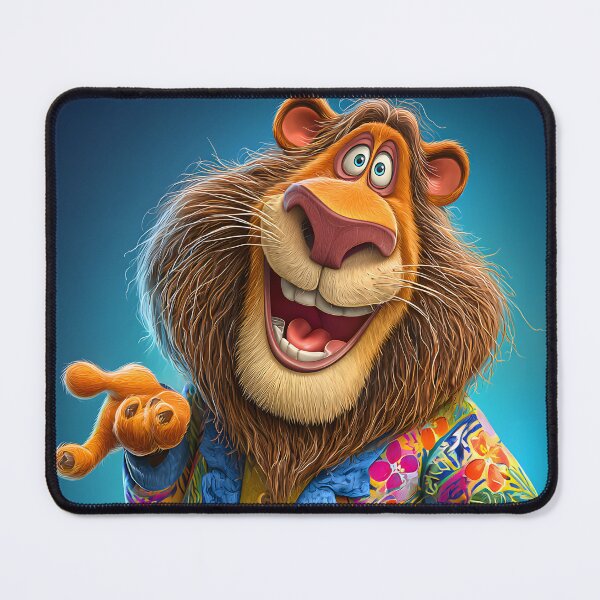 Item preview, Colorful Cartoon Lion Character with Style and Charm designed and sold by Artessie.