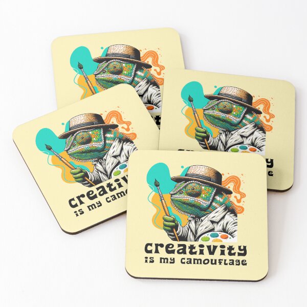 Item preview, Creative Chameleon Artist Painter Colorful Art Lover Design designed and sold by Sachie's Studio.