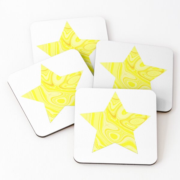 Item preview, Yellow Swirl Star Abstract Design | Celestial Aesthetic Art | Modern Cosmic Illustration designed and sold by Zeddessay.