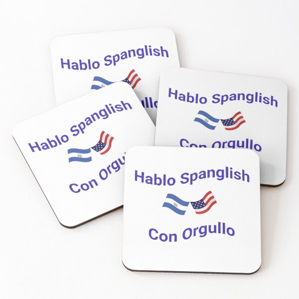 Item preview, Hablo Spanglish Con Orgullo (El Salvador) designed and sold by Caris Clothing.