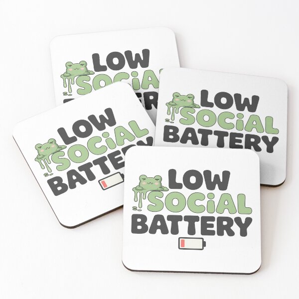 Item preview, Low social battery frog  designed and sold by J-Style-Design.