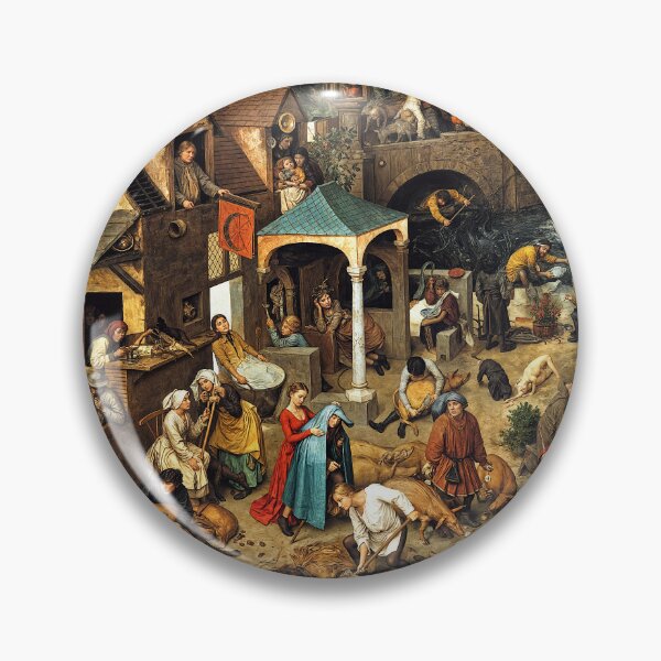 Item preview, Netherlandish Proverbs - Pieter Bruegel the Elder designed and sold by Jon-Baran.