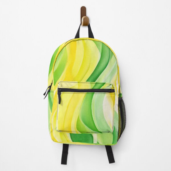 Item preview, Abstract Green and Yellow Wavy Pattern designed and sold by Jeallan Designs.