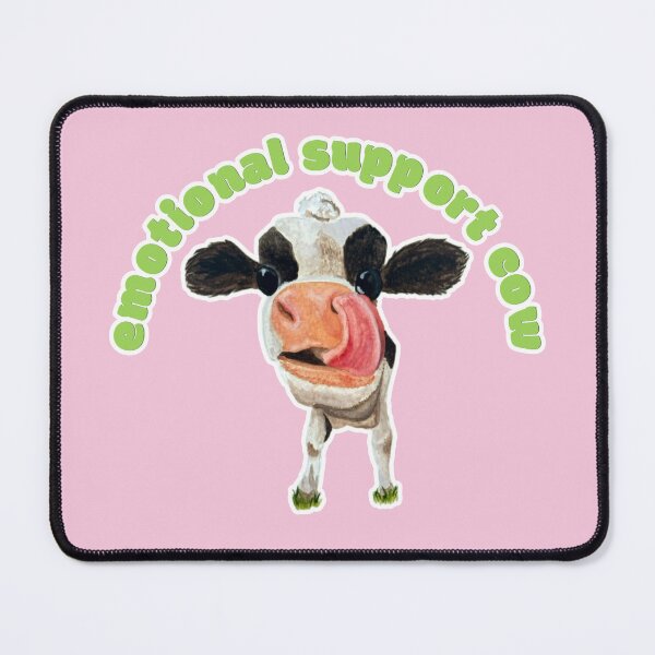 Item preview, Emotional Support Cow Chamomile the Cow designed and sold by Blackberries & Moss.