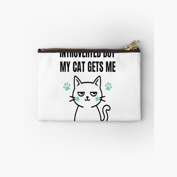 Item preview, Introverted But My Cat Gets Me designed and sold by Matthew572.