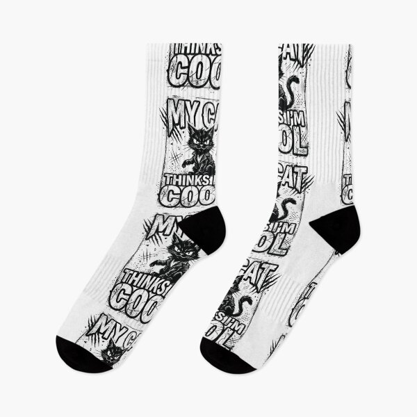 Item preview, My Cat Thinks I'm Cool Funny Cat Lover Gift designed and sold by NovaNookStudio.