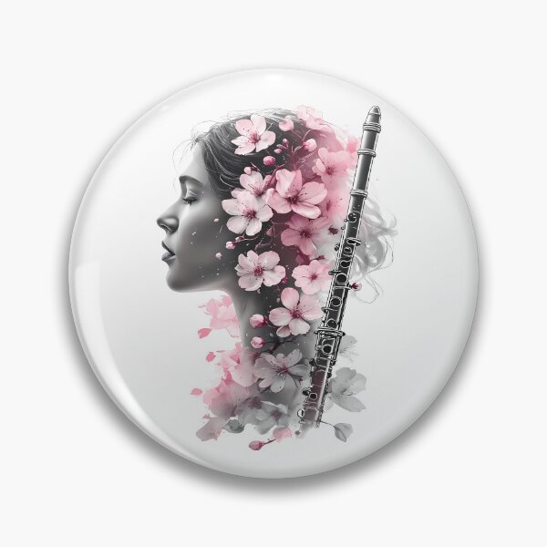 Item preview, Clarinet and Woman - Music Teacher designed and sold by Art-Arcade6.