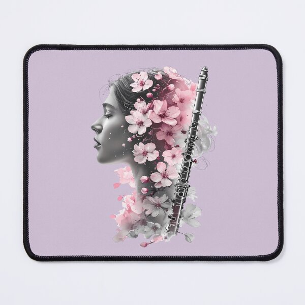Item preview, Clarinet and Woman - Music Teacher designed and sold by Art-Arcade6.