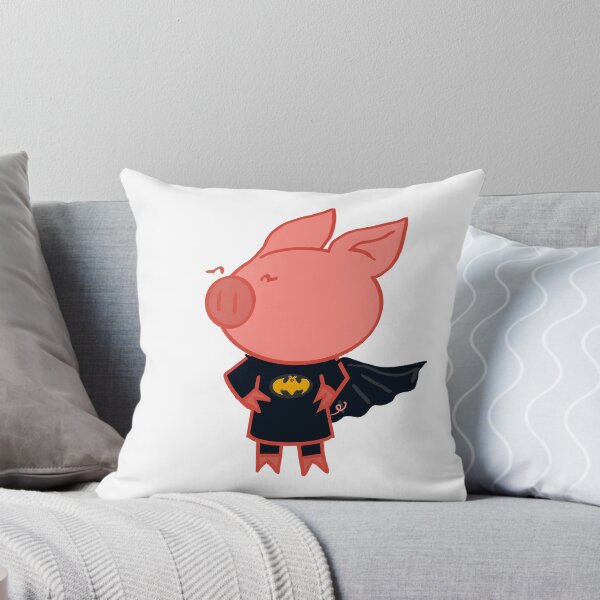 Item preview, Cute pig Batman costume designed and sold by The Pigueroa’s.