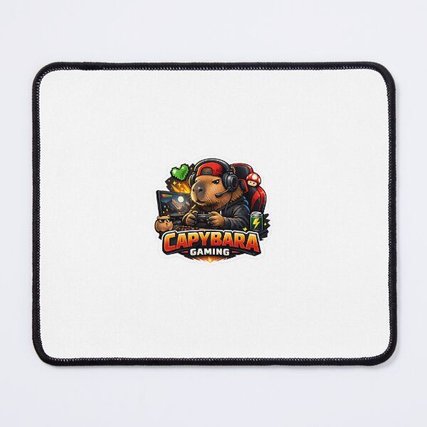 Item preview, Capybara Gaming Cartoon Design designed and sold by Aramdesing.