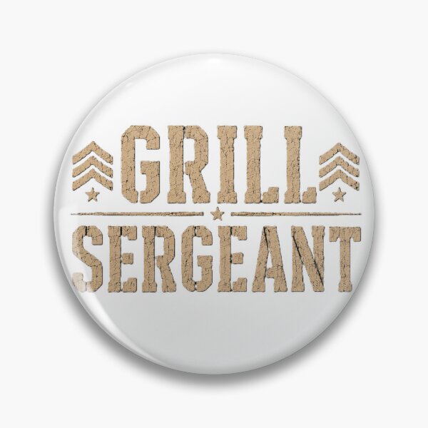 Item preview, Grill Sergeant - Funny BBQ Dad Father's Day Gift designed and sold by Drawn-Measured.