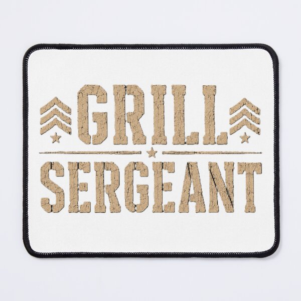 Item preview, Grill Sergeant - Funny BBQ Dad Father's Day Gift designed and sold by Drawn-Measured.