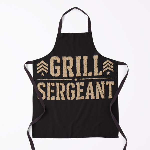 Item preview, Grill Sergeant - Funny BBQ Dad Father's Day Gift designed and sold by Drawn-Measured.
