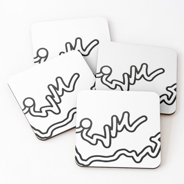 Item preview, Abstract Fluid Line Art Monogram designed and sold by Dictum1.