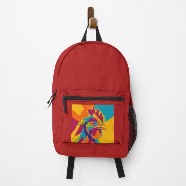 Item preview, Vibrant Pop Art Rooster – Colorful Geometric Chicken designed and sold by GinyHappyLogo.