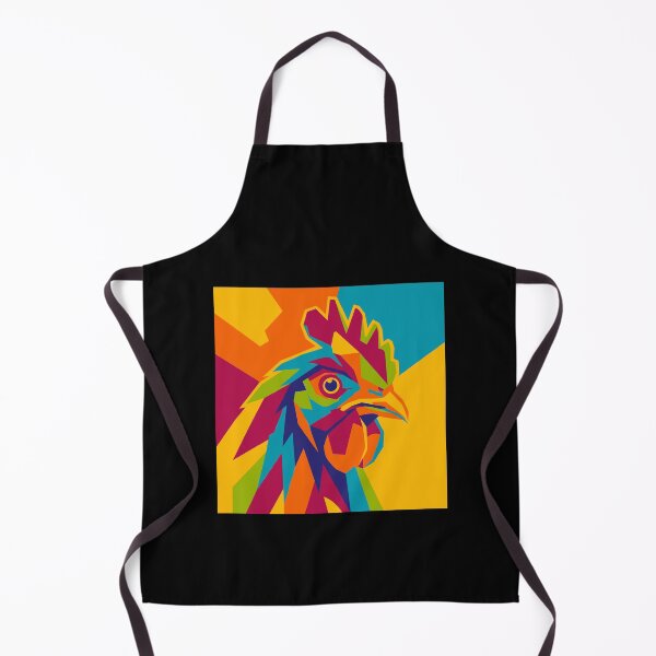 Item preview, Vibrant Pop Art Rooster – Colorful Geometric Chicken designed and sold by GinyHappyLogo.