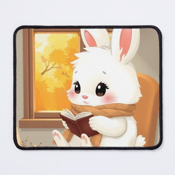 Item preview, Kawaii Bunny Reading Book Tee designed and sold by ArmaanArts.