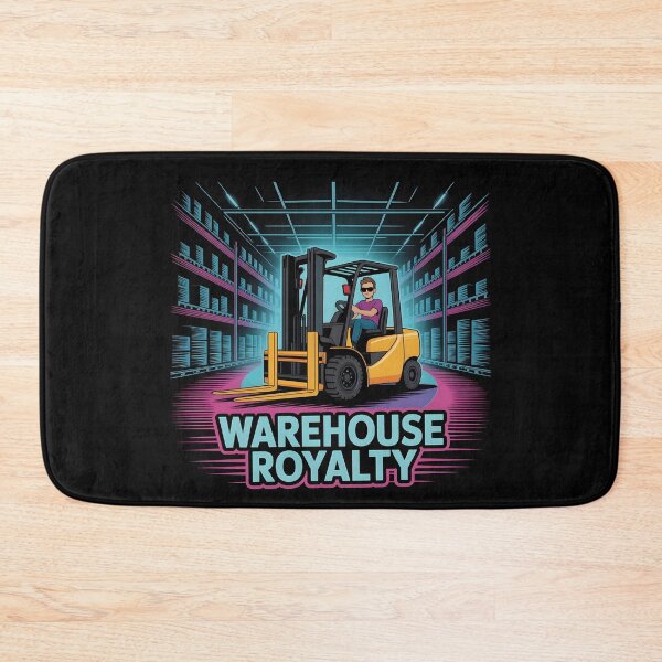 Item preview, Warehouse Royalty Forklift Operator Futuristic Cyberpunk Art designed and sold by Fitswear.