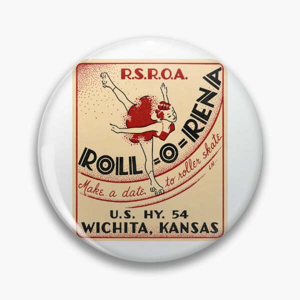 Item preview, Roll-O-Rena Wichita Kansas Roller Skating Rink Sticker Decal Label designed and sold by tislord.