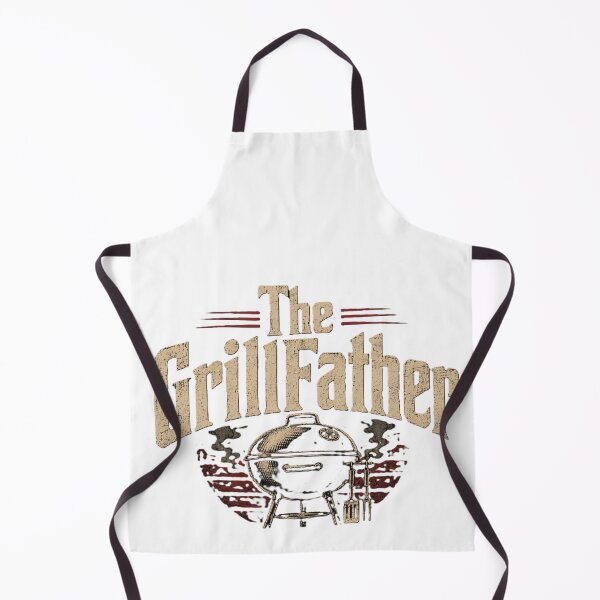 Item preview, The GrillFather - Funny BBQ Dad Father's Day Shirt designed and sold by Drawn-Measured.