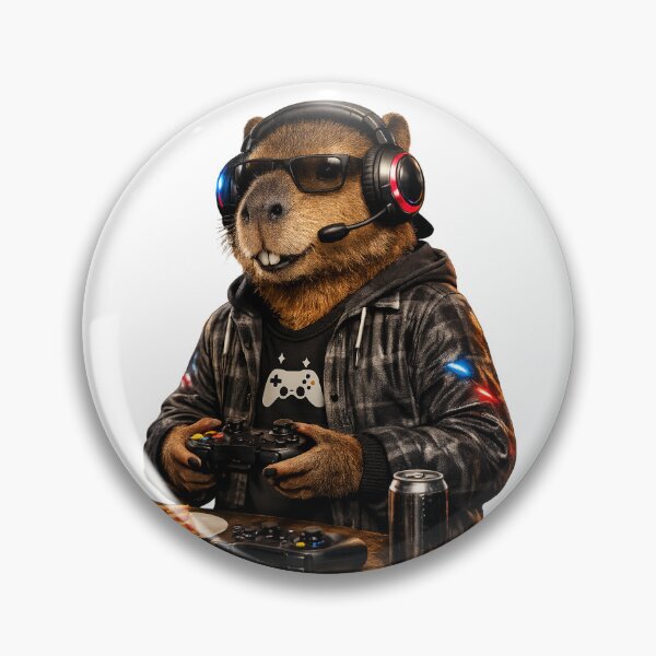 Item preview, Capybara Gaming Cartoon Design designed and sold by Aramdesing.