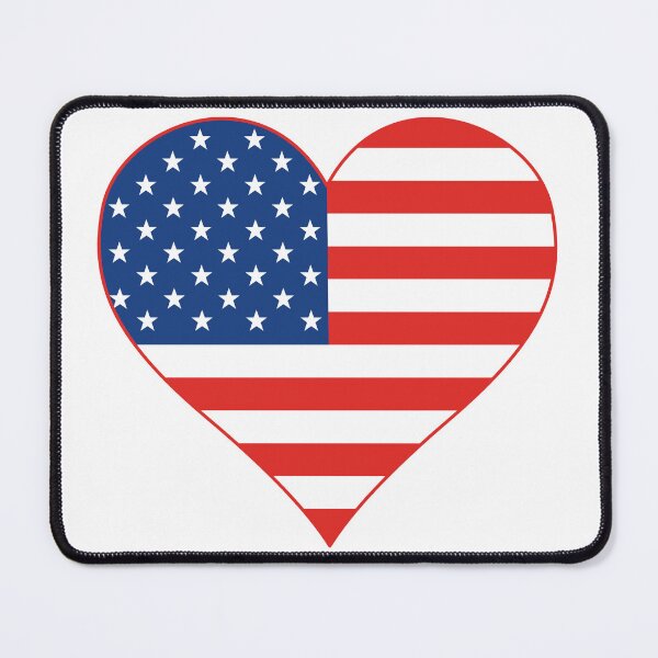 Item preview, Love Usa heart America flag designed and sold by mizam.