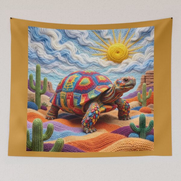 Item preview, Yarn Tortoise in the Yarn Valley Desert designed and sold by Tridentulus.