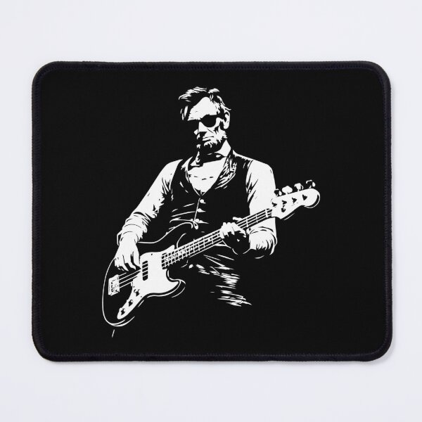 Item preview, Abraham Lincoln Playing Bass Guitar Funny Vintage Design designed and sold by hobrath.