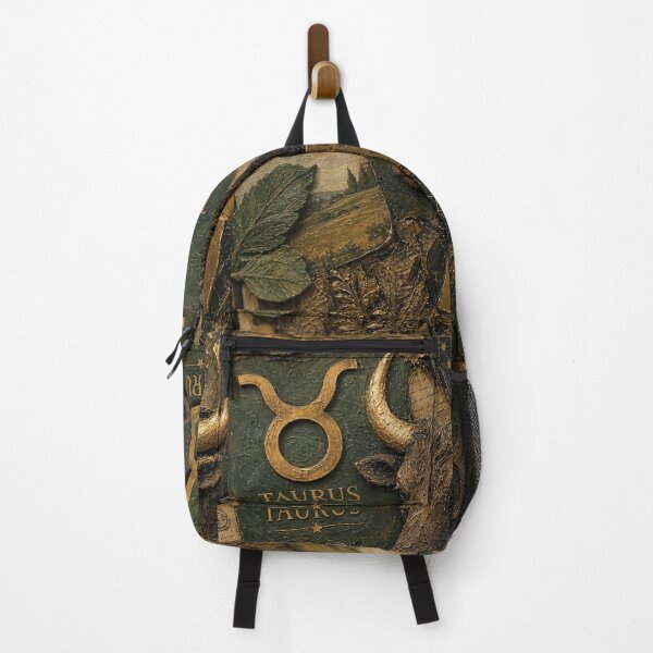 Item preview, Taurus Zodiac Collage – Earthy Impasto Astrology Artwork designed and sold by Jandedan.