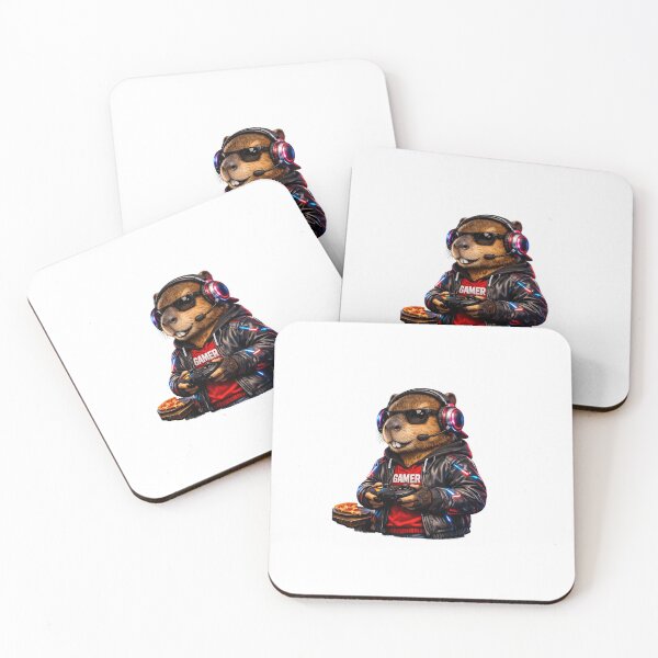 Item preview,  Capybara Gaming Cartoon Design designed and sold by Aramdesing.