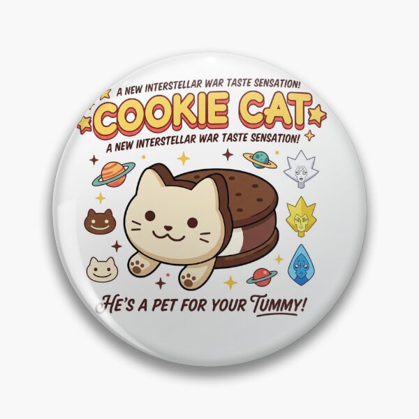 Item preview, Cookie Cat Interstellar War Taste Sensation Retro Ad designed and sold by 0Zetgest.