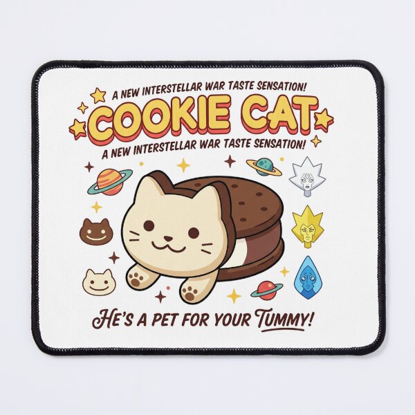 Item preview, Cookie Cat Interstellar War Taste Sensation Retro Ad designed and sold by 0Zetgest.