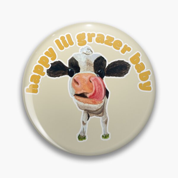 Item preview, Happy Lil Grazer Baby Chamomile the Cow designed and sold by Blackberries & Moss.