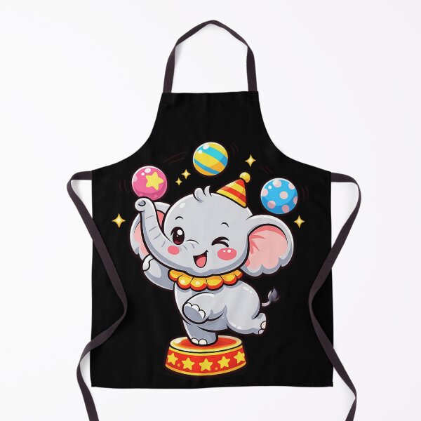 Item preview, Cute Circus Elephant Juggling Balls designed and sold by SidTastic .