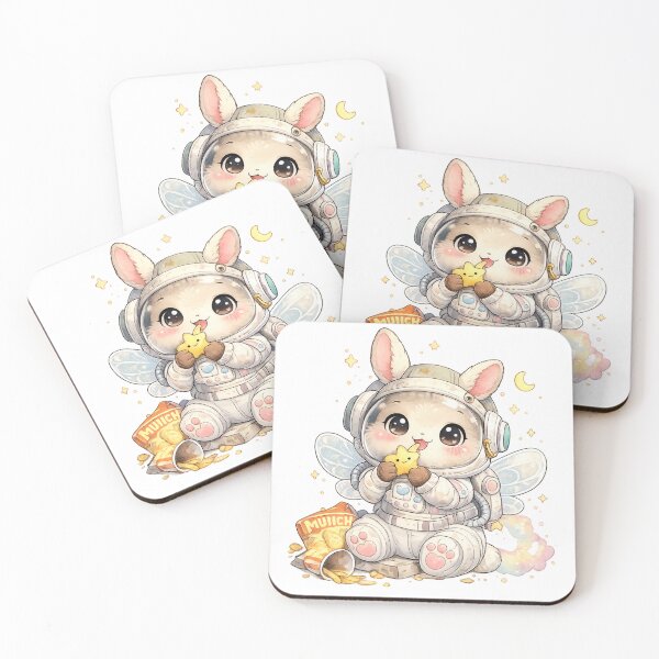 Item preview, Cute Bunny Astronaut Holding Star designed and sold by neonvael.