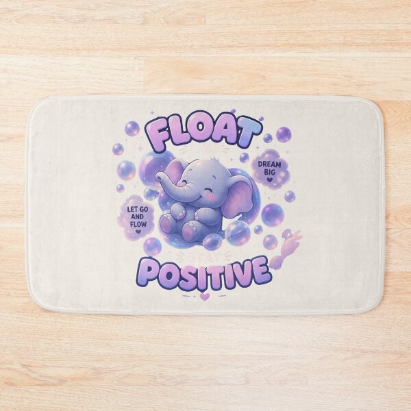 Item preview, Kawaii Floating Elephant | Pastel Bubble Art designed and sold by Noxivora.
