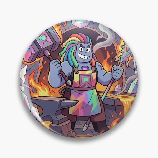Item preview, Bismuth's Fantastical Forge - Steven Universe High-Contrast Art designed and sold by 0Zetgest.