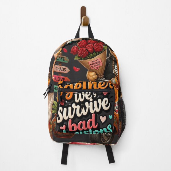 Item preview, Together We Survive Bad Decisions Cats designed and sold by alvinavery.