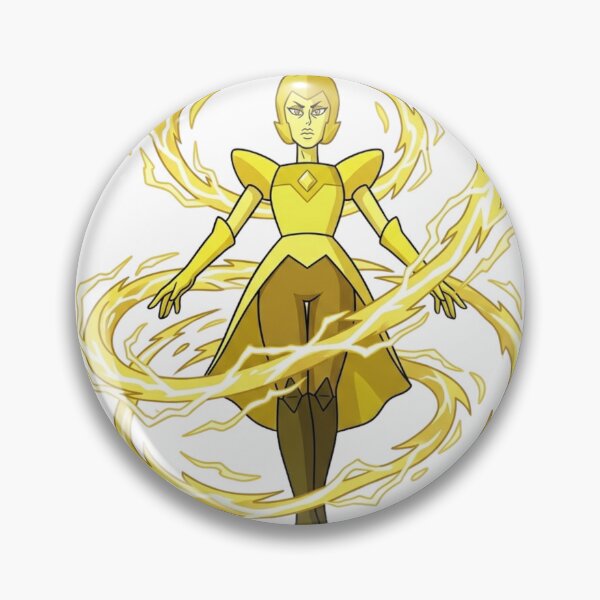 Item preview, Yellow Diamond Electrostatic Power - SU High-Contrast Art designed and sold by 0Zetgest.