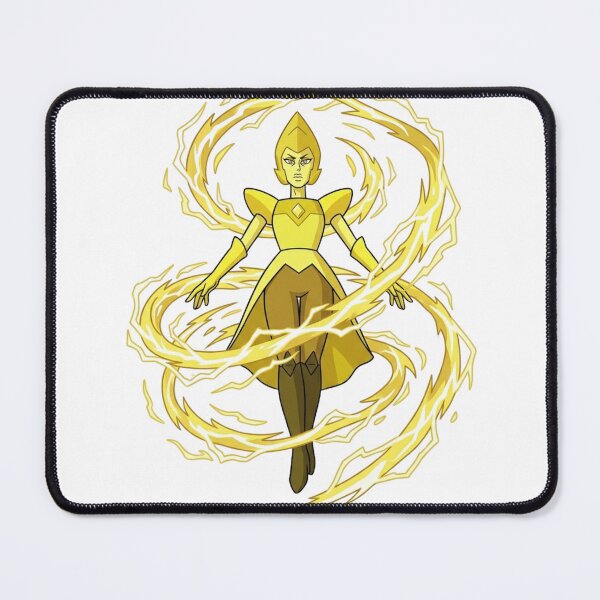 Item preview, Yellow Diamond Electrostatic Power - SU High-Contrast Art designed and sold by 0Zetgest.