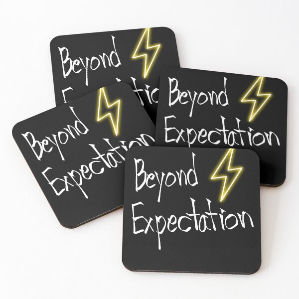 Item preview, Beyond Expectation - Electric Lightning Motivational Typography designed and sold by Reemartglow-.