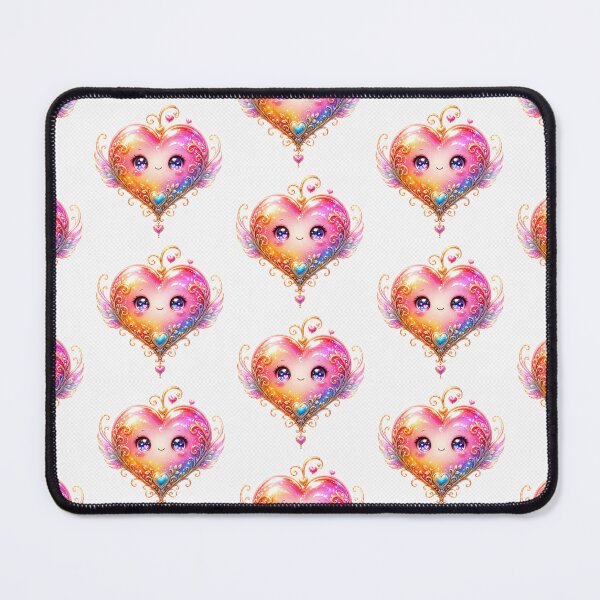 Item preview, Cutest Whimsical Rainbow glowing Heart Fantasy Aesthetic designed and sold by HiteshArt111.