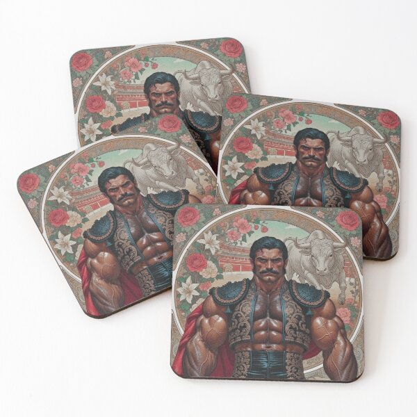 Item preview, Muscular Matador Torero Holding Red Cape designed and sold by ZhivanCrimson.