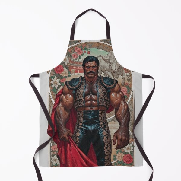 Item preview, Muscular Matador Torero Holding Red Cape designed and sold by ZhivanCrimson.