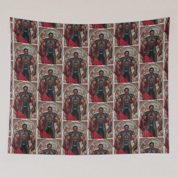 Item preview, Muscular Matador Torero Holding Red Cape designed and sold by ZhivanCrimson.
